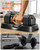 Rendpas Adjustable Dumbbells Set of 2, 1-Sec Adjustable Weights Dumbbells Set, 10 in 1 Dumbbell Set with Anti-Slip Texture Handle, Weight Set For Home Gym Suit both Men and Women