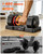 Rendpas Adjustable Dumbbells Set of 2, 5 in 1 Free Select Weight Dumbbell Set with Anti-Slip Texture Handle, Weight Set for Home & Gym, Suit Both Men and Women, Red, 25 Lb, 2 Pcs