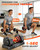 Rendpas Adjustable Dumbbells Set 55lbs, Free Weight Dumbbell Set for Home Gym, 5-in-1, Anti-Slip Handle, Men Women Strength Training Equipment