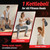 FDS1 Adjustable dumbbell set, 70lbs Free Weights set with upgraded nut, 5 in 1 Weight Set Used as Kettlebells, Barbell, Push up Stand, Fitness Exercise for Home Gym Suitable Men/Women