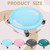 Seenelling 4 Pcs Abdominal Exercise Roller Wheel Abdominal Exercise Sliders for Core Workout AB Wheel Exercise Board Abdominal Board Trainer for Abdominal Core Strength Training, AB Workout Equipment