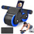 Automatic Rebound Abdominal Wheel, Ab Roller Wheel with Automatic Rebound Assistance Resistance Springs Ergonomic Handle, Abdominal Wheel Roller with Knee Pads, Ab Wheel Roller for Core Workout Blue