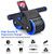 Automatic Rebound Abdominal Wheel, Ab Roller Wheel with Automatic Rebound Assistance Resistance Springs Ergonomic Handle, Abdominal Wheel Roller with Knee Pads, Ab Wheel Roller for Core Workout Blue