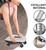 PROIRON Ab Roller with Knee Pads for Abs Workout, Multifunctional Ab Roller Wheel for Abs Workout, Abdominal Roller with Knee Pads, Abdominal Exercises Wheel, Abb Roller (Slide Fitness Trainer)