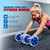 Kisangel 2pcs Ab Roller Wheel, Exercise Abdominal Roller Dumbbell Fitness Dual Wheel for Hand Weights Equipment
