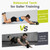 WONDER CORE Slide Fit: Ab Roller Wheel with Elbow Support, Automatic Rebound Ab Abdominal Exercise Roller Wheel, Abs Workout Equipment, Fitness Rolling Board with Knee Pad for Home Gym (Green)