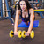 Exercise Ab Roller Wheel Tummy Weight Equipment Abdominal Roller Hand Weights Dumbbell for Yellow Fitness Device
