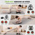 AMZDANCE Ab Roller Wheel, Automatic Rebound Abdominal Exercise Roller for Men and Women