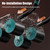 POYIPI 2024 New Ab Wheel Roller with Elbow Support - Automatic Rebound Abdominal Wheel Roller, The Upgraded Four-wheel Abdominal Wheel Core Workout Equipment Home Gym Abs Machine, Orange