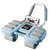 POYIPI 2024 New Ab Wheel Roller with Elbow Support - Automatic Rebound Abdominal Wheel Roller, The Upgraded Four-wheel Abdominal Wheel Core Workout Equipment Home Gym Abs Machine, Blue