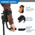 Carehofu 3-Angle Adjustable Forearm Crutches for Adults - Ergonomic Non-Slip Handles with EVA Elbow Support, Foldable Arm Crutches Forearm for Leg Injury, Surgery Recovery, Disabled (Single Unit)