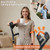 FUSHIDE Forearm Crutches for Adults,Crutches for Men or Women, Lightweight Elbow Crutches, 10-Level Adjustable Height, 3-Part Removable Crutches with Rubber Handles, Gold, 1Pair