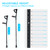 Forearm Crutch for Adults, Folding Arm Crutch, Aluminum, 10-Level Adjustable Height, Lightweight Elbow Crutch for Adult Men or Women, 1Pcs, FUSHIDE