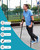 Forearm Crutches for Adults Have Elastic Crutches Padding for The Elbow+Hand Padding, Increases Walking Comfort