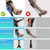 FUSHIDE Forearm Crutches for Adults, 3-Angle Adjustable Arm Crutches for Walking, Ergonomic Crutches for Men or Women, Aluminum, Blue, Crutches for Leg Injury, Surgery Recovery, Disabled（1Pair）