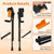 FUSHIDE Adjustable Forearm Crutches for Adults – 10-Level Height Ergonomic Arm Crutches, Adjustable Hook & Loop Strap, Foldable Crutches for Leg&Surgery Recovery, Sports Injuries or Daily Use (1 Pair)