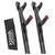 KMINA Foldable Forearm Crutches of Carbon Fiber (x2 Units), Open Cuff, Lightweight, Folding Crutches, Made in Europe, PRO Model