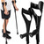 Vive Forearm Crutches (Pair) - Adjustable, Lightweight Arm Crutches Forearm for Adults - Ergonomic Arm Crutch Cuff and Comfortable Handles - Heavy Duty Crutches Non Slip Skid Replaceable Rubber Tips
