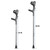 YOKABOZE Forearm Crutches for Adults Foldable Knee Patients Mobility aids for Childre and Seniors for with Leg Injury Adjustable Travel Lightweight Walking Stick (Blue Pro)