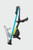 Ergobaum 7G Forearm Crutches for Adults (1 Pair-2 Units) — Ergonomic, Foldable with Shock Absorption, LED Light & Knee Rest | Adjustable 5'–6'6", Supports 360 lbs | Medical Aluminum (Aqua Blue)
