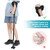 Forearm Crutches for Adults, Folding Crutches for Walking, Have Adjustable Forearm Crutch Pads, with Four Corner Base Prevent Slipping , Suitable for Old People, Lame People (Black)