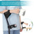 Forearm Crutches for Adults, Folding Crutches for Walking, Have Adjustable Forearm Crutch Pads, with Four Corner Base Prevent Slipping , Suitable for Old People, Lame People (Black)