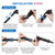 Carehofu Ergonomic Forearm Crutches Spring Assist Crutches for Adults,Comfortable and Height Adjustable Arm Crutches Forearm with Anti-Slip Base,Walking Crutches with Cuffs, Not a Pair (Black)