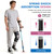 Carehofu Ergonomic Forearm Crutches Spring Assist Crutches for Adults,Comfortable and Height Adjustable Arm Crutches Forearm with Anti-Slip Base,Walking Crutches with Cuffs, Not a Pair (Blue)