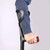 VISIONU Lightweight Foldable Forearm Crutch, Aluminum Walking Stick,Height Adjustable, Ergonomic Handle with Comfortable Grip 2ZG-02BM (Black)