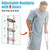 Aluminum Alloy Crutches for Adults, Pair of Height Adjustable Crutch (Fits 4'7" - 6'7"), Universal & Lightweight Crutches for Kids, Includes Padded Underarm Cushions, Rubber Tips, 300 lbs Capacity