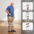 Loyoda Adjustable & Shock-Absorbing Crutch with Dual Height Adjustment, Under Arm Crutches for Adults & Kids 4'3" to 6'3"，Ergonomic Handle & Durable Rubber Tip for Maximum Comfort and Support