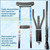 York Nordic - Spring Cushion Crutches Perfect for Sports Injuries and Travel - Heights 4'7" to 6'6" - Adjust Down to 22" for Travel