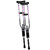 York Nordic - Spring Cushion Crutches Perfect for Sports Injuries and Travel - Heights 4'7" to 6'6" - Adjust Down to 22" for Travel