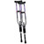 York Nordic - Spring Cushion Crutches Perfect for Sports Injuries and Travel - Heights 4'7" to 6'6" - Adjust Down to 22" for Travel