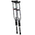 York Nordic - Spring Cushion Crutches Perfect for Sports Injuries and Travel - Heights 4'7" to 6'6" - Adjust Down to 22" for Travel