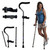 in-Motion Pro Crutches | Foldable Crutches| Crutches for Adults with Ergonomic Handles | Spring Assist Technology | Articulating Tips | Size Short (4'8" - 5'9") | Charcoal Grey