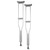 Medline Aluminum Crutches for Kids, Adults, & Seniors, Walking Aid for Reliable Balance, Comfortably Holds 300 LBS, Fits Patients Between 5'10" to 6'6" Tall