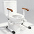 FSA/HSA Eligible Toilet Safety Rails for Elderly with Solid Wood Handles, Adjustable Height & Width, Heavy Duty Thickened Toilet Safety Frame, 520 LBS Capacity, Handles for Disabled & Seniors