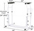 FSA/HSA Eligible, Vaunn Medical Bathroom Patented Height Adjustable Height Toilet Rail Grab Bar and Commode Safety Frame Handle