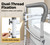 Toilet Safety Rails for Seniors, Adjustable Toilet Safety Frame Handles Fits Most Toilets, Mothers Day Gifts for Handicap and Disabled Seniors Elderly, Foldable, Safe Weight Capacity of 330 lbs(150KG)
