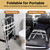 Toilet Safety Rails for Seniors, Adjustable Toilet Safety Frame Handles Fits Most Toilets, Mothers Day Gifts for Handicap and Disabled Seniors Elderly, Foldable, Safe Weight Capacity of 330 lbs(150KG)