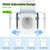 Delog Toilet Safety Rails 300 lb - Adjustable Toilet Safety Frame & Rails, Toilet Safety Rail for Elderly Adults, Toilet Handles for Seniors, Toilet Bars for Elderly & Handicap (Blue)