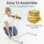 Vive Toilet Safety Rail with Arms - 300LBS Support Frame with Handles for Seniors, Elderly, Handicap & Disabled - Grab Bar Handrail - Bathroom Riser Assistance Aid - Stand Alone Lifter to Help Stand