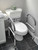 Vaunn Medical Adjustable Toilet Safety Rail for Seniors, Foldable Toilet Safety Frame for Elderly Adults, Bathroom Grab Bar Handle, Toilet Handle for Elderly & Disabled, Free-Standing (Gray)