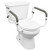 Carex Toilet Safety Frame - Toilet Safety Rails With Adjustable Width - Toilet Rails For Elderly, Handicap, Home Health Care Equipment After Surgery, Supports 300lbs