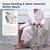 Drive Medical RTL12079 Toilet Safety Frame, Bathroom Grab Bar for Toilets, Freestanding Toilet Rail for Stability, For Users Up to 300 Pounds, White