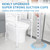 Toilet Safety Rails (300 LB) – Adjustable, Foldable Toilet Handle Frame for Elderly & Disabled Adults, Supports All Toilet Types with Storage Bag