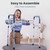 PELEGON Toilet Safety Rails (350 lb) - Adjustable Toilet Safety Frame & Rails, Toilet Safety Rail for Elderly Adults, Toilet Handles for Seniors, Toilet Bars for Elderly, Disabled & Handicap - Grey