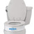 NOVA Raised Toilet Seat for Seniors & Post-Surgery Recovery – Elongated Bolt-On Under-Seat Design Uses Existing Toilet Seat & Lid, 3.5” Elevation, 300 lb Capacity, Durable Plastic, Easy Install