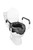 KMINA 4 Inch Soft Raised Toilet Seat with Handles and Lid, 220 lb Capacity, Fits Round & Compact Elongated Bowls up to 15" Wide, Tool-Free Clamp-On Riser, Black